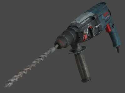 Bosch GBH Rotary Hammer RAW Scan 3D model