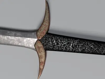 Medieval Sword Free 3D model