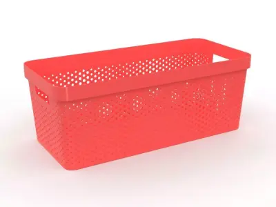 H2000422 BASKET RED 3D model