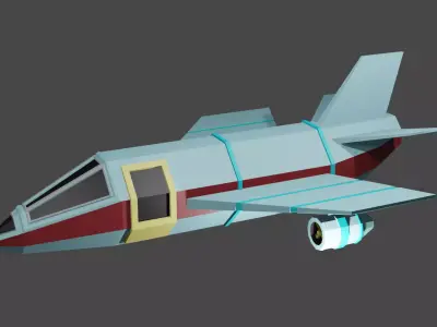 Plane for free Free low-poly 3D model