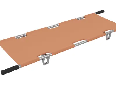 Stretcher Low-poly 3D model