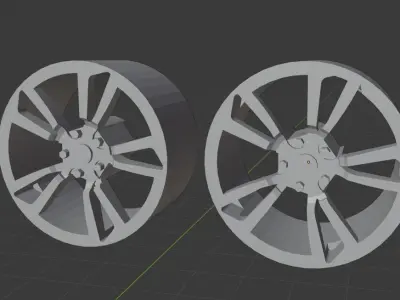 FPV twist style rims 3D print model