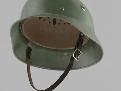 German helmet M-35 3D model