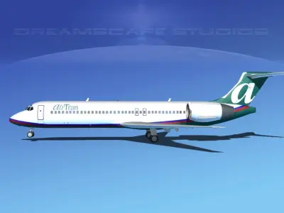 Boeing 717-200 Air Tran 1 3D model