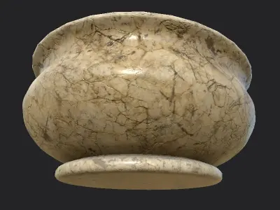 Marble Bowl 3D model