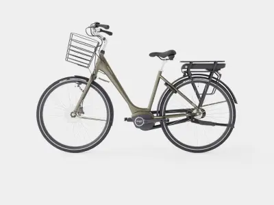 Bicycle Low-poly 3D model 3