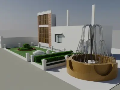 Exterior design Free 3D model