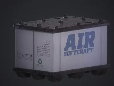 Industrial Props Pack Low-poly 3D model
