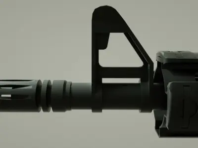 M4A4 CSGO  3D model