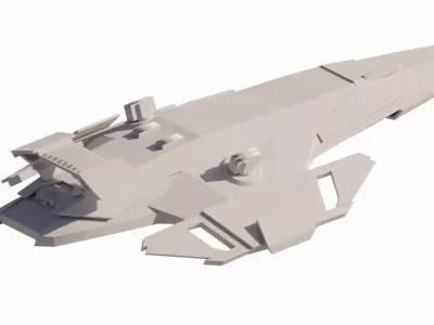 Spaceship-spacecraft-Ultra10 3D model