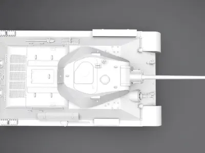T34 Exterminator scale model 3D print model