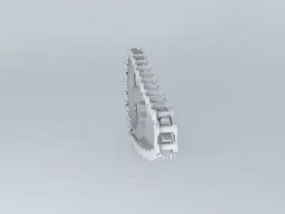Bicycle chain Free 3D model