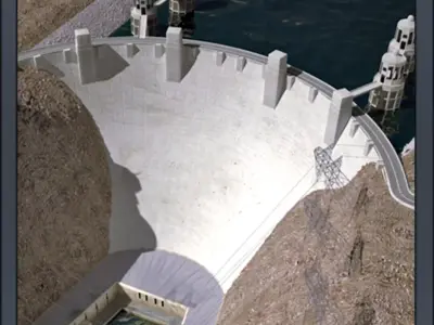 Hoover Dam 3D model
