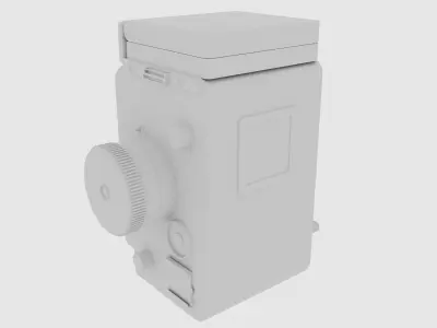 Twin Lens Reflex Camera 3D model