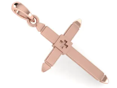 CROSS PENDANT CR182 3D print model