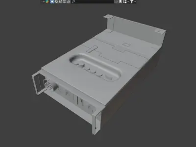 Panel for scaffolding and construction 3D model
