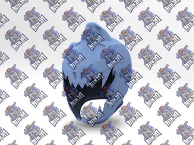 Power Rangers Silver Dino Helmet for 3dprinting 3D model
