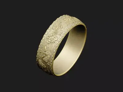 cad gift usa gold spirit brass bronze polish detailed textured 3D print model