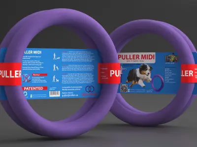Interactive Dog Toy Puller Midi Package 3D model