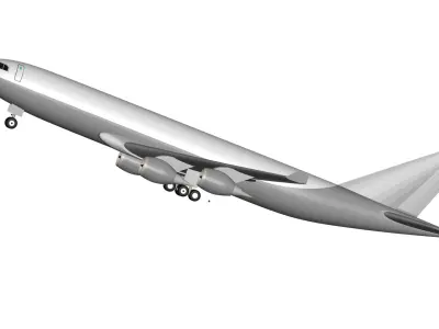 Airbus A340 3D model purchase