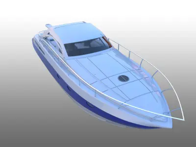 Yatch Pershing 45  3D model