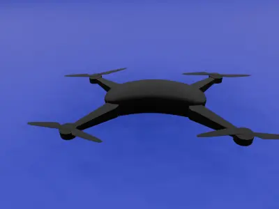 Drone Low-poly 3D model shop