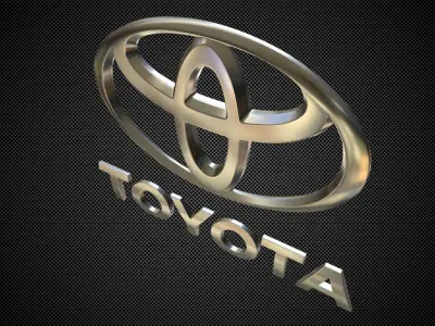 Toyota Logo 3D model by 3dlogoman