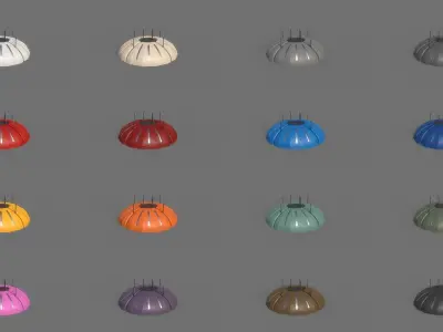 PBR Sci-Fi Building A19 Low-poly 3D model