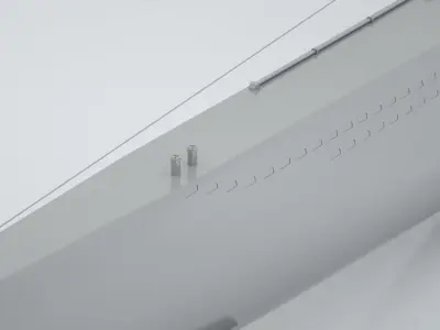 Type VII C German Submarine U-Boat 3D model