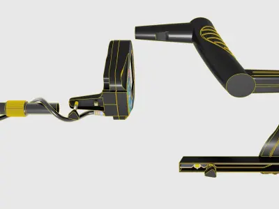 MD840 Metal Detector KWASYO 3D model