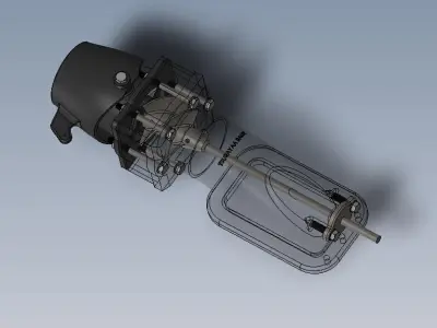 Baut M10 25 mm Free 3D model