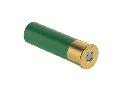 Bullet 12 GAUGE Low-poly 3D model