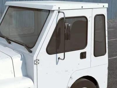 Airport Tug Tractor 3D model