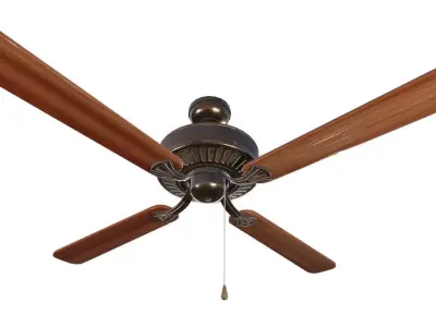 Ceiling Fan Game Ready Low-poly 3D model