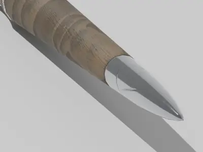 OB 00 30 vampire hunter stake Low-poly 3D model