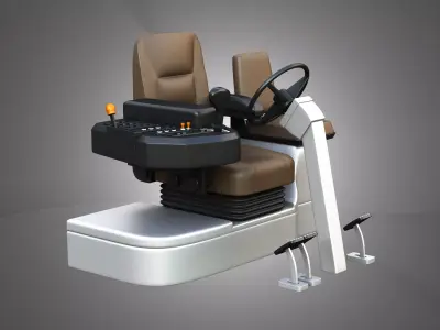 Interior - Combine 1688  3D model