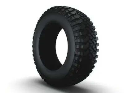 SUV Tire 3D model