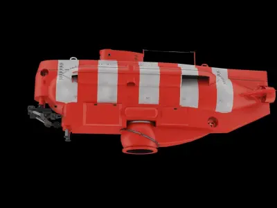As 40 Bester Deep-submergence rescue vehicle Low-poly 3D model