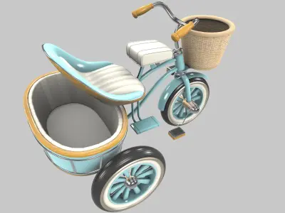 Convertible Tricycle 3D model