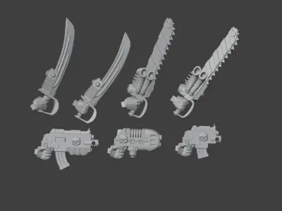 Imperial Commissar 3D print model