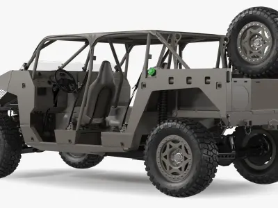 Ultra Light Combat Vehicle 3D model