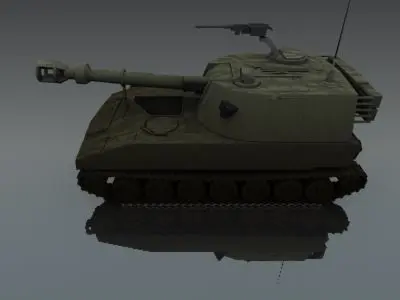 Mobile Artillery 3D model
