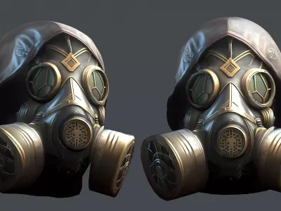 helmet 3d model military combat  Military scifi helmet Low-poly Low-poly 3D model