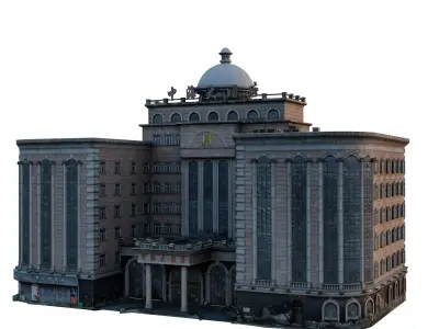 Modern European City Asset Pack   Residential Buildings 3D model