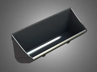 Universal Bucket - Front Loader 3D model