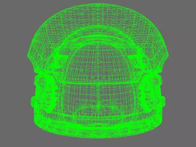 Space Knights V3 Warrior Shoulder Pads 3D print model