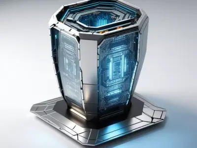 Futuristic Scifi Energy Core Generator 3D model