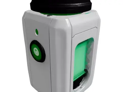 SciFi Energy Container Vial 3D model