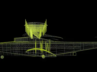 Dornier  DO-X Flying boat 3D model