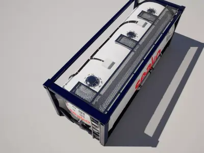 ISO Tank Container  3D model